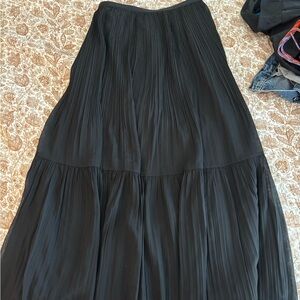 Uniqlo Black Maxi Skirt